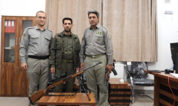 دستگیری شکارچی غیر مجاز در داخل پارک ملی ارسباران