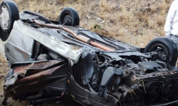 پنج مصدوم در پی واژگونی پژو روآ در محور بستان آباد تبریز