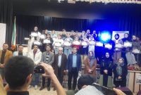 مراسم تجلیل از قهرمانان استانی و کشوری ووشو در مرند برگزار شد.