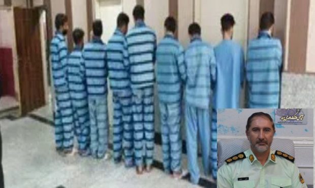 دستگیری سارقان با ۲۱ فقره کشف در “میانه “