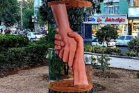 فراخوان هنرمندان مرندی برای خلق مجسمه‌ بر تنه درختان خشکیده