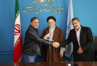 اهدای حکم سفیر صلح به حجت الاسلام سید حسین علوی+تصاویر