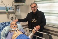 عیادت ناصر غلامی هوجقان از خبرنگار پیشکسوت تبریزی